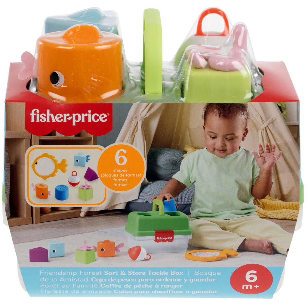 imagen de Fisher-Price: Caja de pesca de formas - Mattel 1