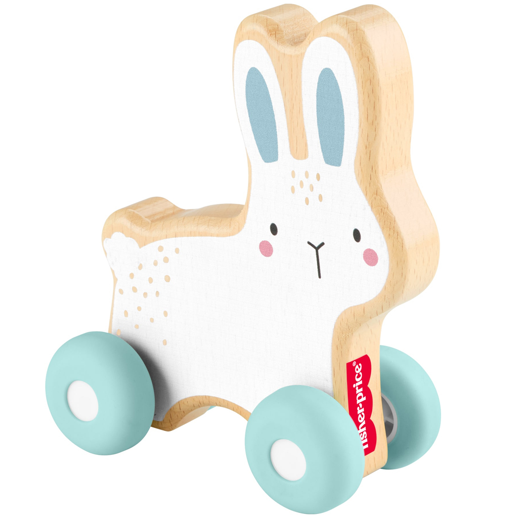 imagen de Fisher-Price: Conejito de madera para empujar - Mattel 2