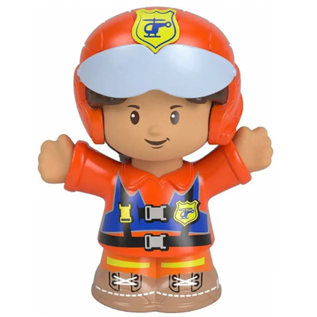 imagen de Fisher-Price: Figura de piloto Louis de Little People - Mattel 1