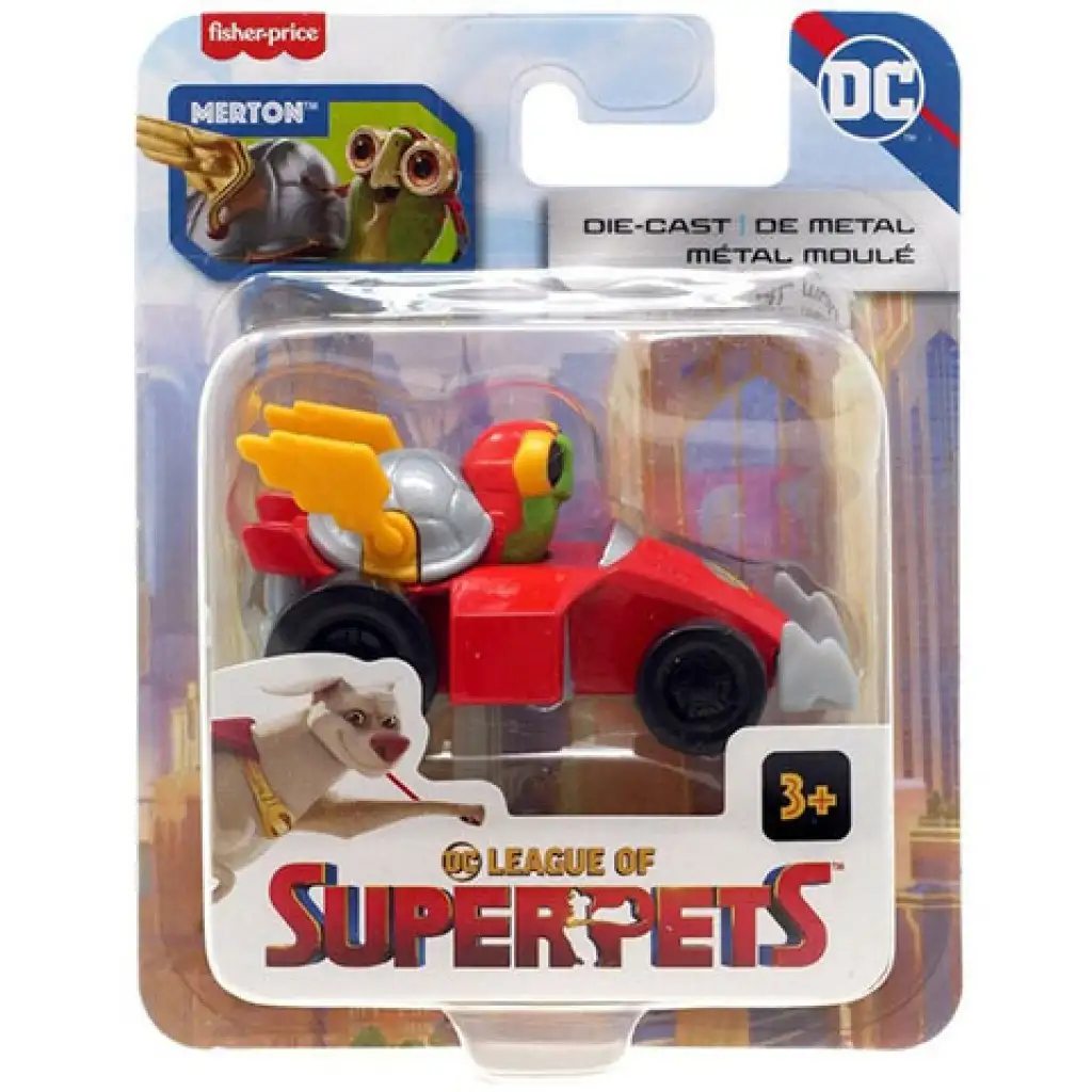 imagen de Fisher-Price: Liga de Superanimales Merton y su vehículo - Mattel 1