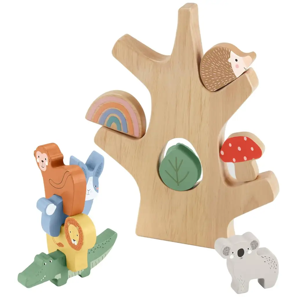 imagen de Fisher Price: Madera equilibrio bosque - Mattel 2