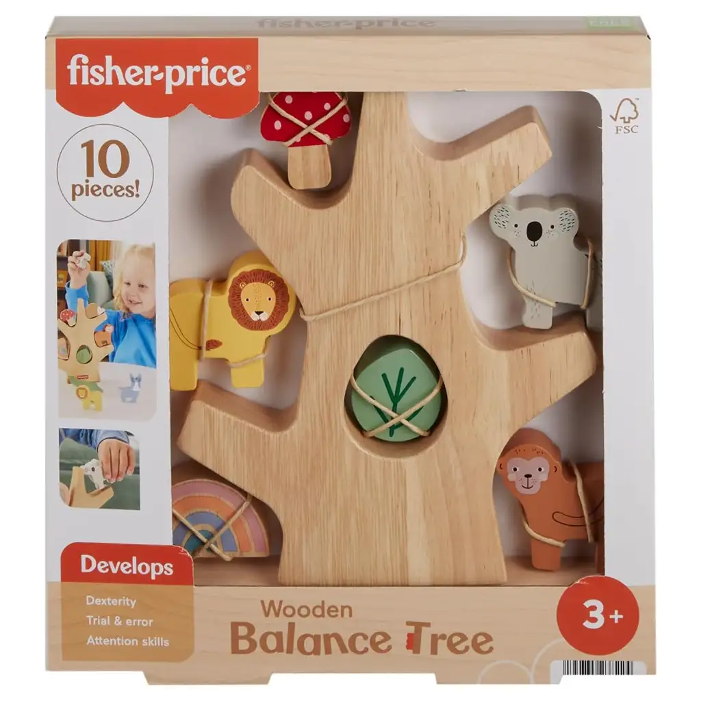 imagen de Fisher Price: Madera equilibrio bosque - Mattel 1