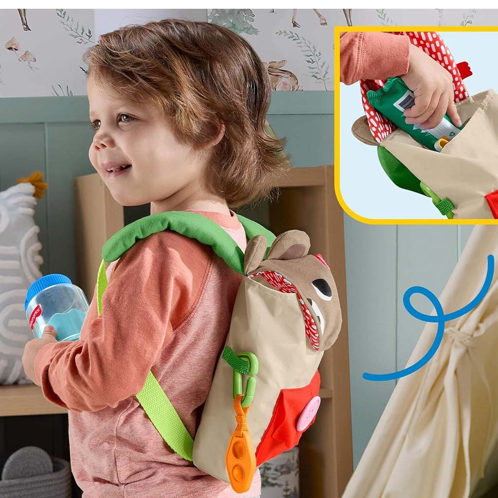 imagen de Fisher-Price: Mochila de oso - Mattel 3