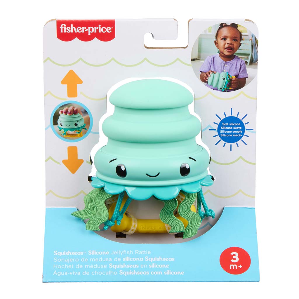 imagen de Fisher-Price: Mordedor de amigo del mar - Medusa - Mattel 1