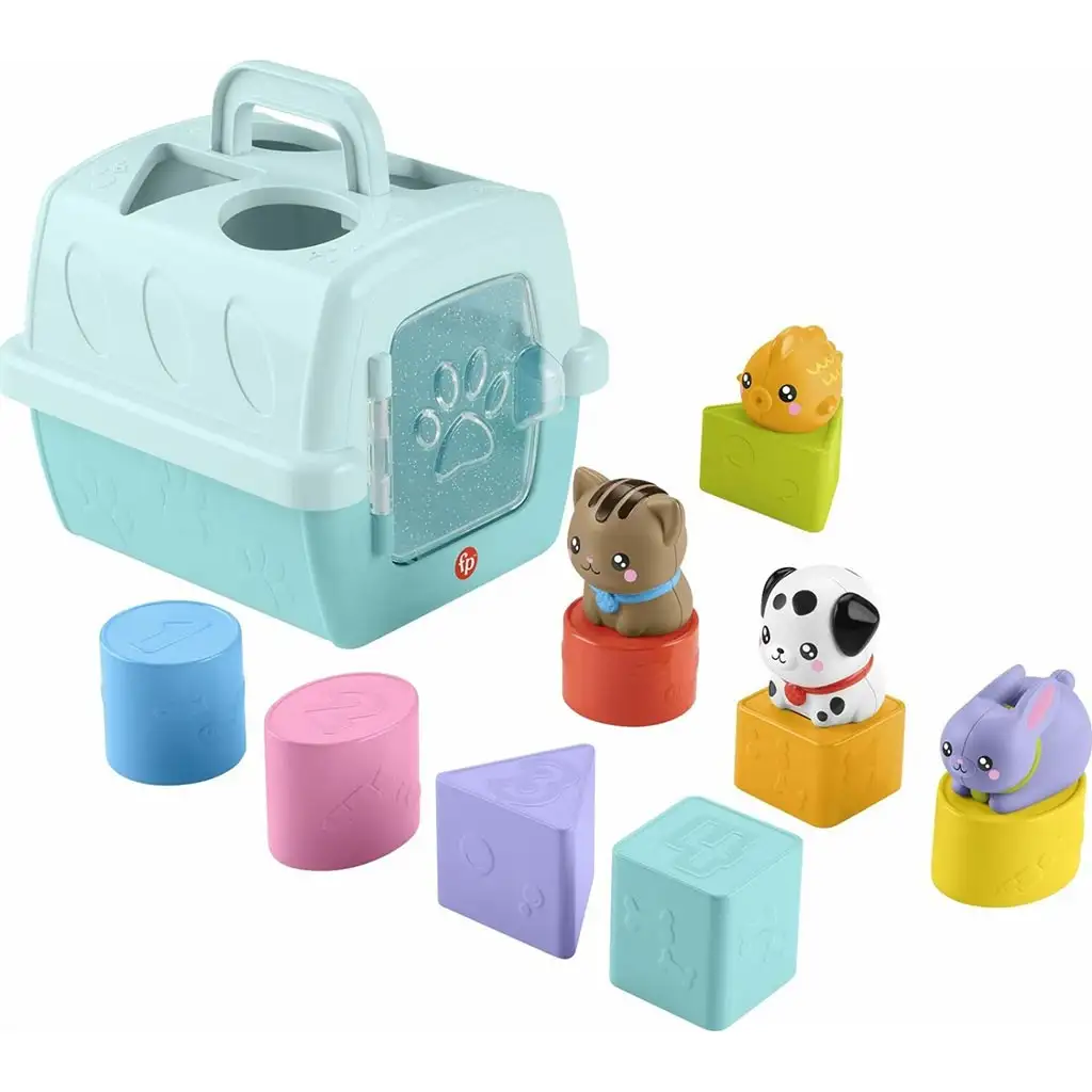 imagen de Fisher-Price: Pequeños amigos juguete de clasificación de formas - Mattel 2