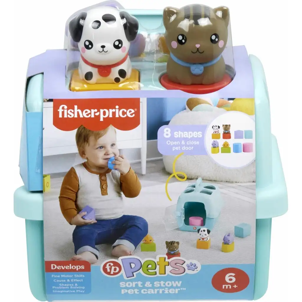 imagen de Fisher-Price: Pequeños amigos juguete de clasificación de formas - Mattel 1