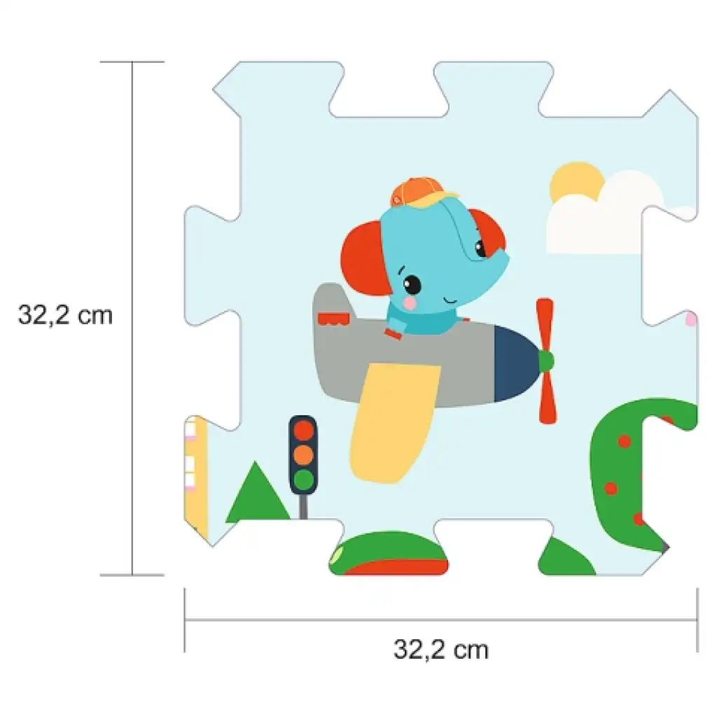 imagen de Fisher-Price Puzzle de espuma Smile - Terfl 2