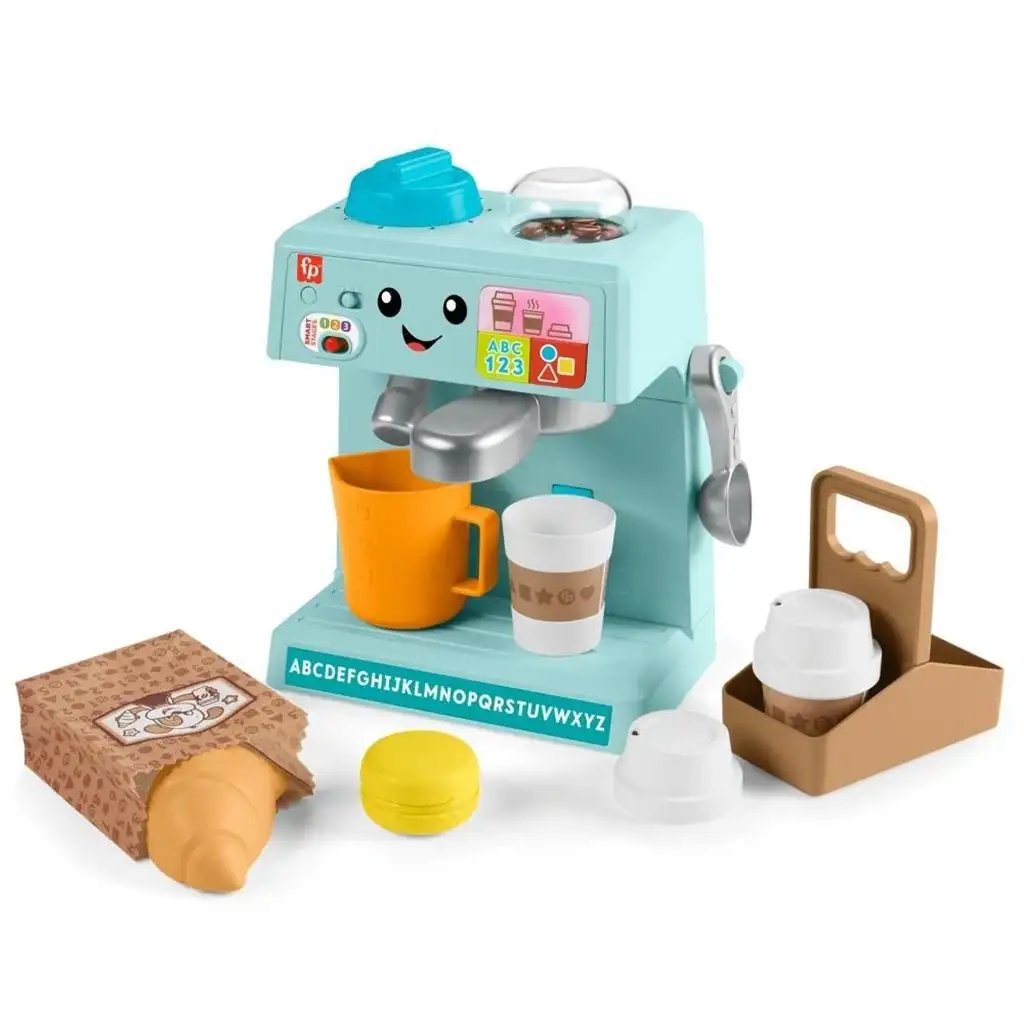 imagen de Fisher-Price: Ríe y Aprende Barista Cafetera - Mattel 3