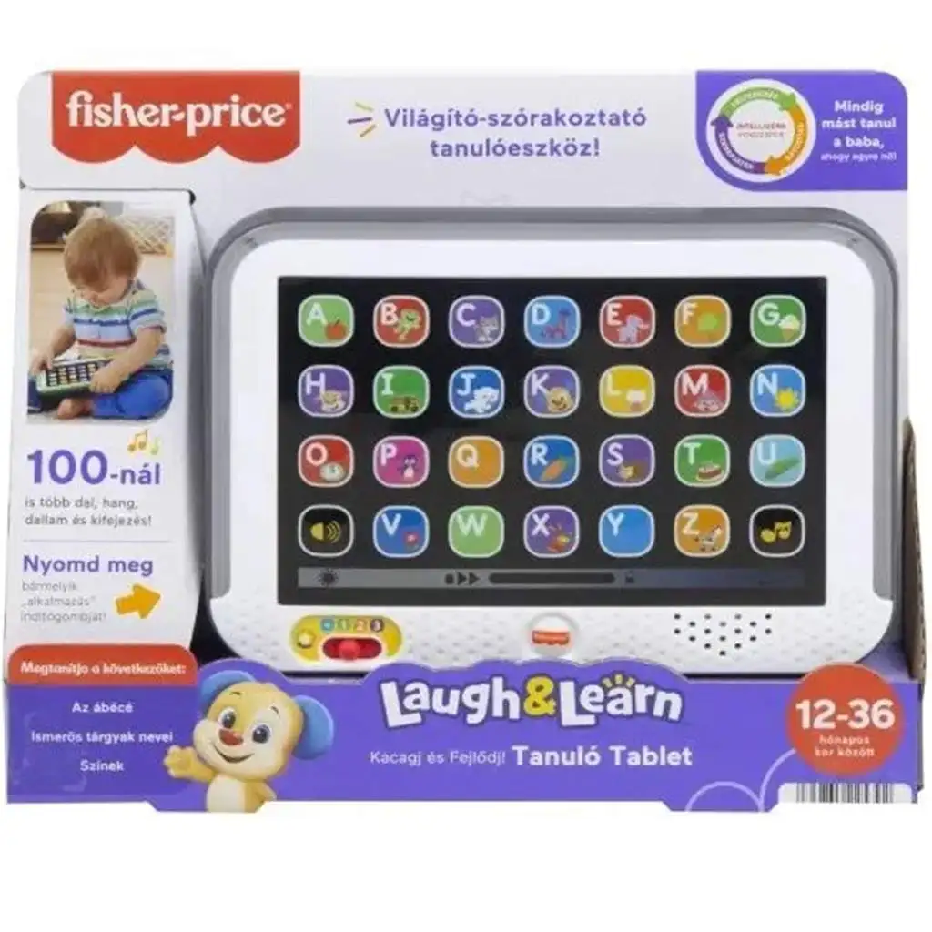 imagen de Fisher-Price: Ríe y Aprende tablet de aprendizaje edición 2024 (en español) - Mattel 1