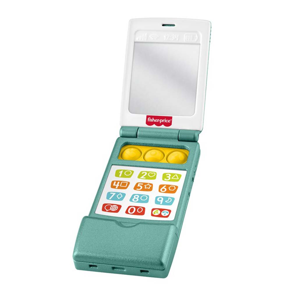 imagen de Fisher-Price: Ríe y Aprende teléfono desplegable - Mattel 2