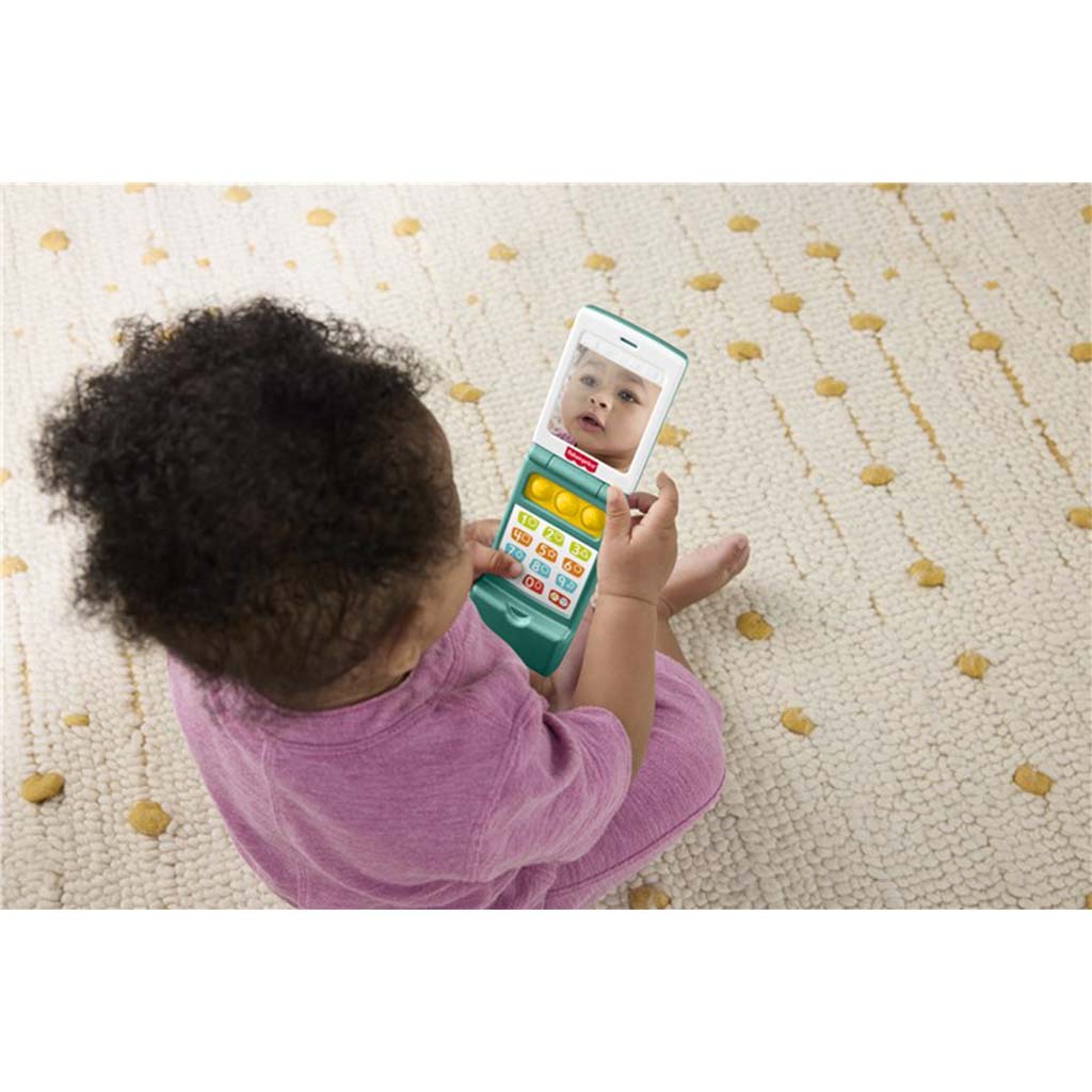 imagen de Fisher-Price: Ríe y Aprende teléfono desplegable - Mattel 3