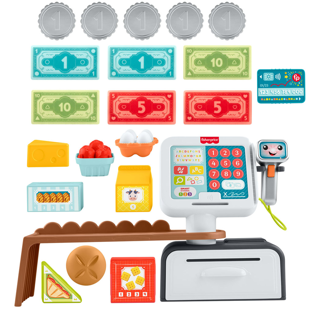 imagen de Fisher Price: Ríe y crece caja registradora - Mattel 4