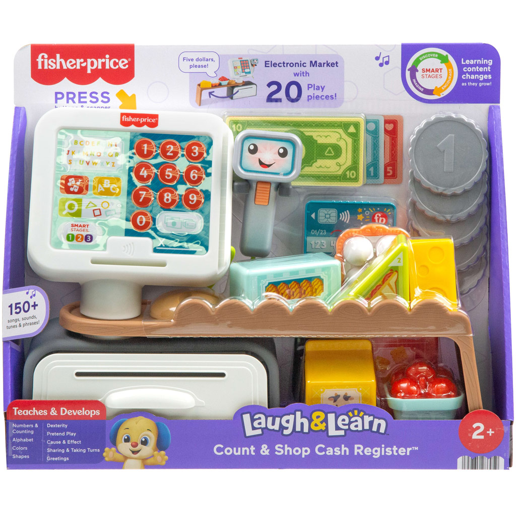 imagen de Fisher Price: Ríe y crece caja registradora - Mattel 1