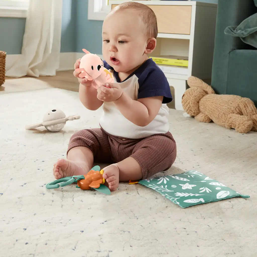 imagen de Fisher-Price: Sensimals Hola Sensación set de juguetes para bebés de 4 piezas - Mattel 4