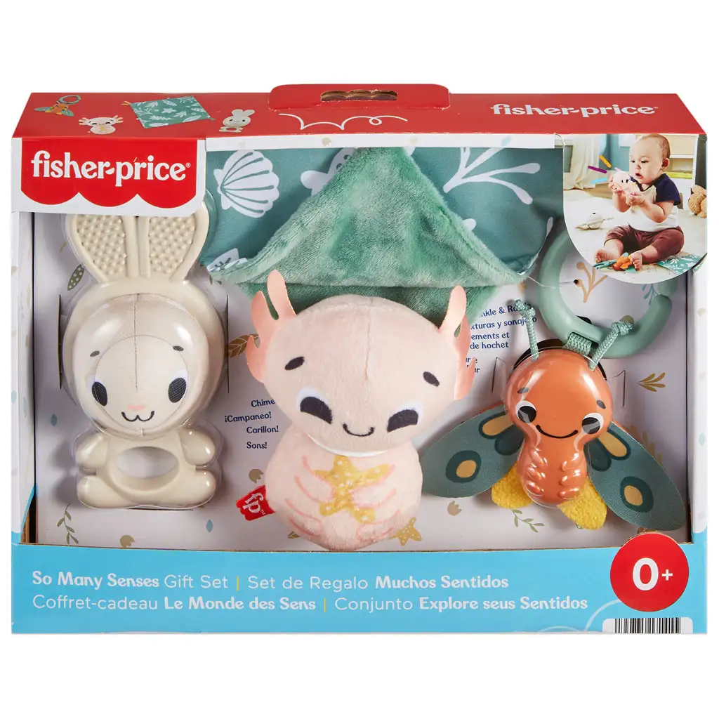 imagen de Fisher-Price: Sensimals Hola Sensación set de juguetes para bebés de 4 piezas - Mattel 7