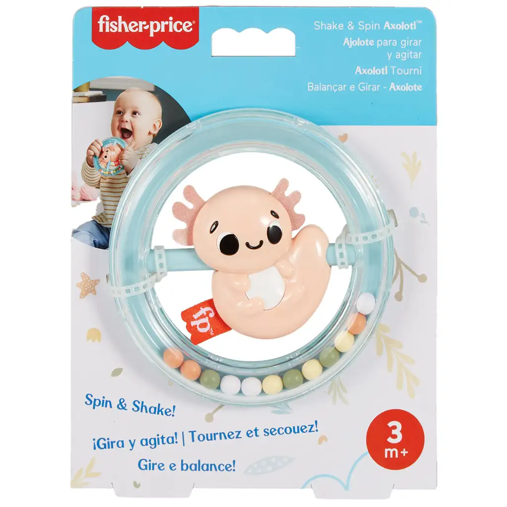 imagen de Fisher-Price: Sensimals Muñecos de Bebé - Amigo Axolote - Mattel 1