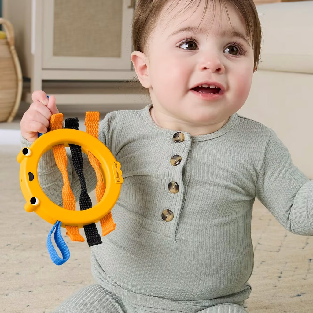 imagen de Fisher-Price: Sonajero divertido con forma de abeja - Mattel 2