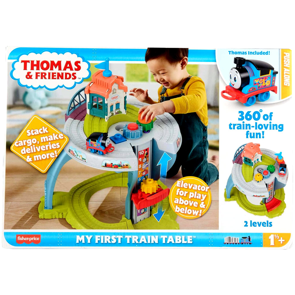 imagen de Fisher-Price: Thomas y sus amigos mi primer juego de mesa de tren - Mattel 1