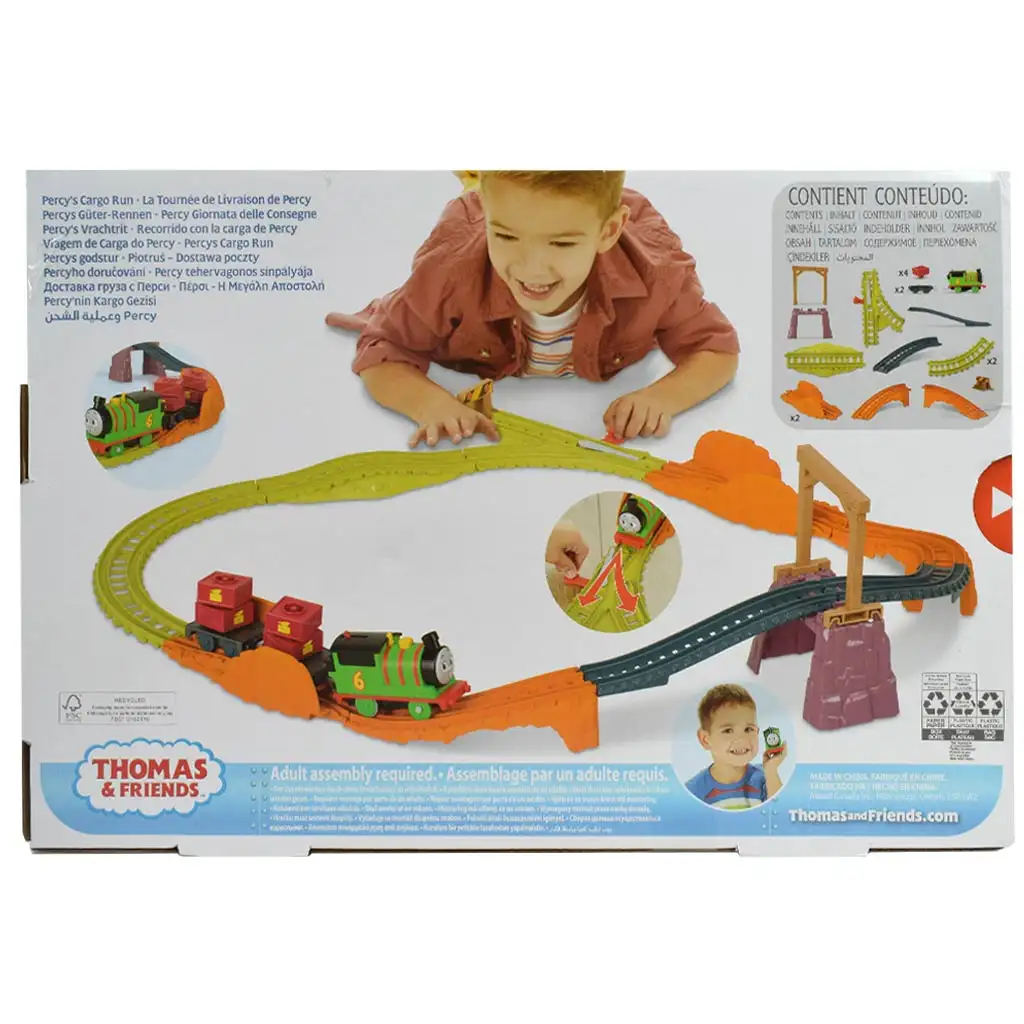 imagen de Fisher-Price: Thomas y sus amigos - Set de pista motorizado de Percy - Mattel 2