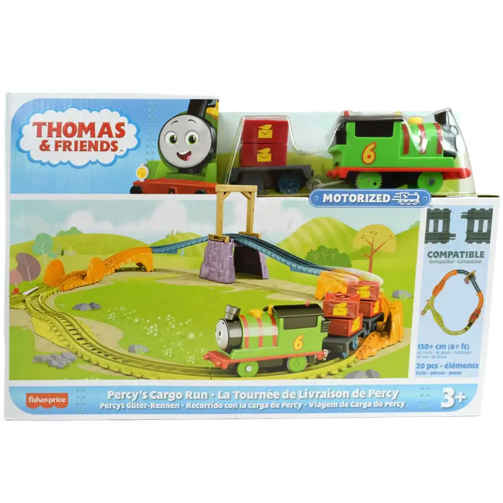 imagen de Fisher-Price: Thomas y sus amigos - Set de pista motorizado de Percy - Mattel 1