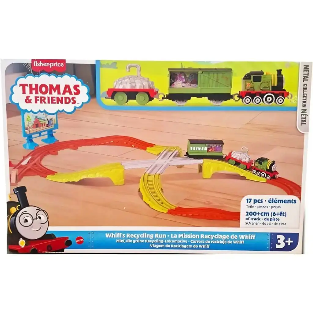 imagen de Fisher-Price: Thomas y sus amigos - Whiff's recycling run set de vías - Mattel 1