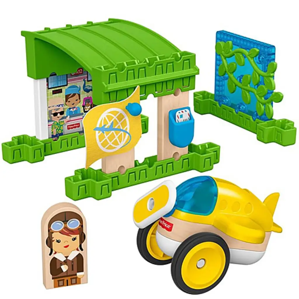 imagen de Fisher-Price Wonder Makers Hangar conjunto de juego - Mattel 1