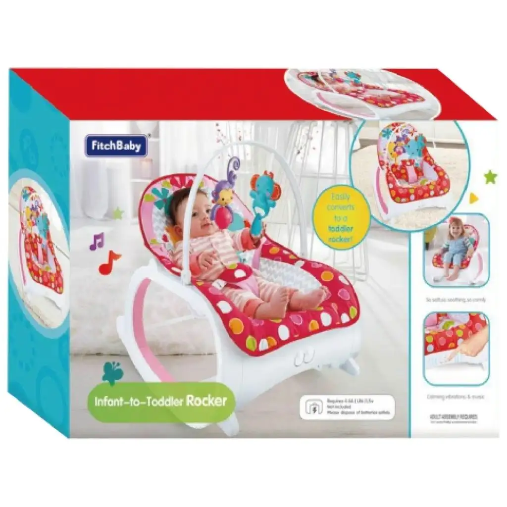imagen de Fitch Baby: 2 en 1 silla de bebé y sillón con sonido y vibración 1