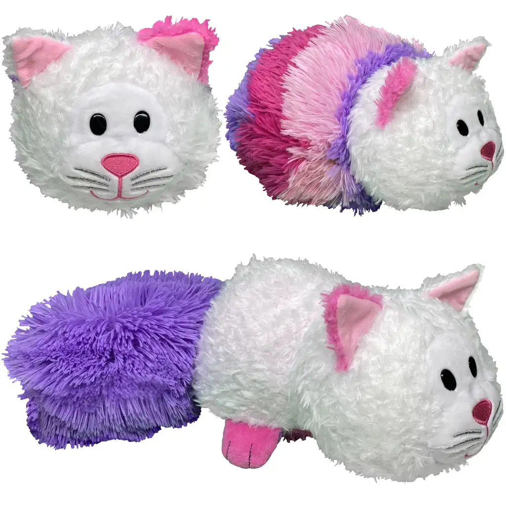 imagen de FlipaZoo: Figura de peluche reversible de 28 cm que se convierte de unicornio a gato 2