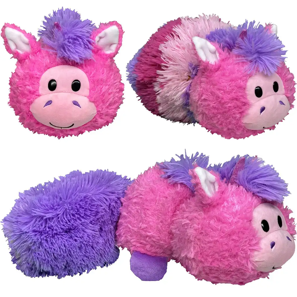 imagen de FlipaZoo: Figura de peluche reversible de 28 cm que se convierte de unicornio a gato 3