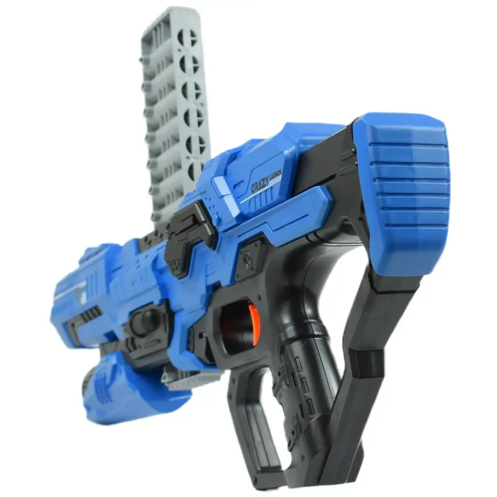 imagen de Frantic Launcher: Arma de lanzamiento de esponja manual con diana y balas 49cm 3