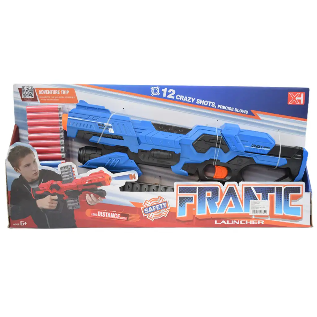 imagen de Frantic Launcher: Lanzador de espuma con un alcance de 10 metros y municiones de 49 cm 6
