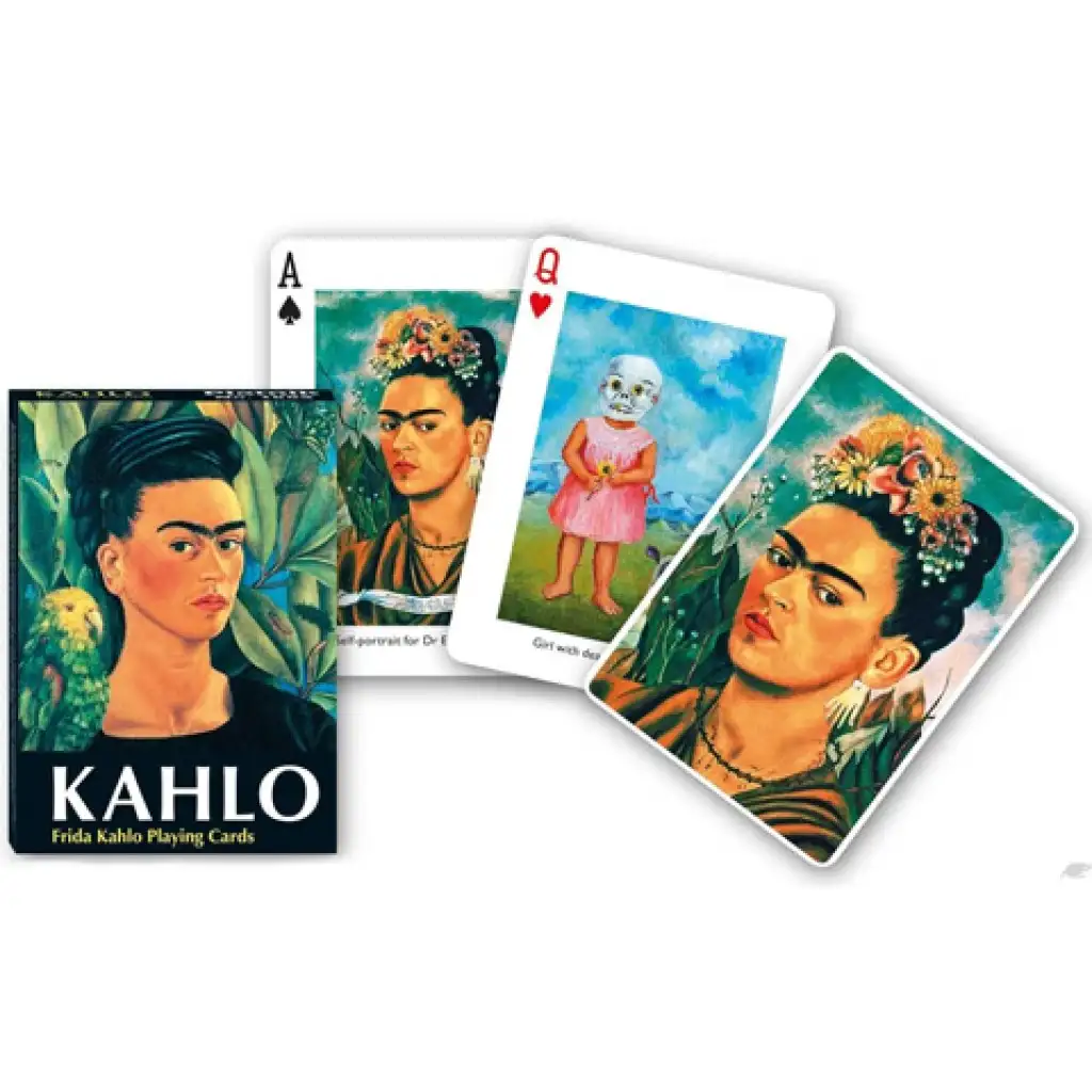 imagen de Frida Kahlo artista baraja de rummy 1x55 - Piatnik 1
