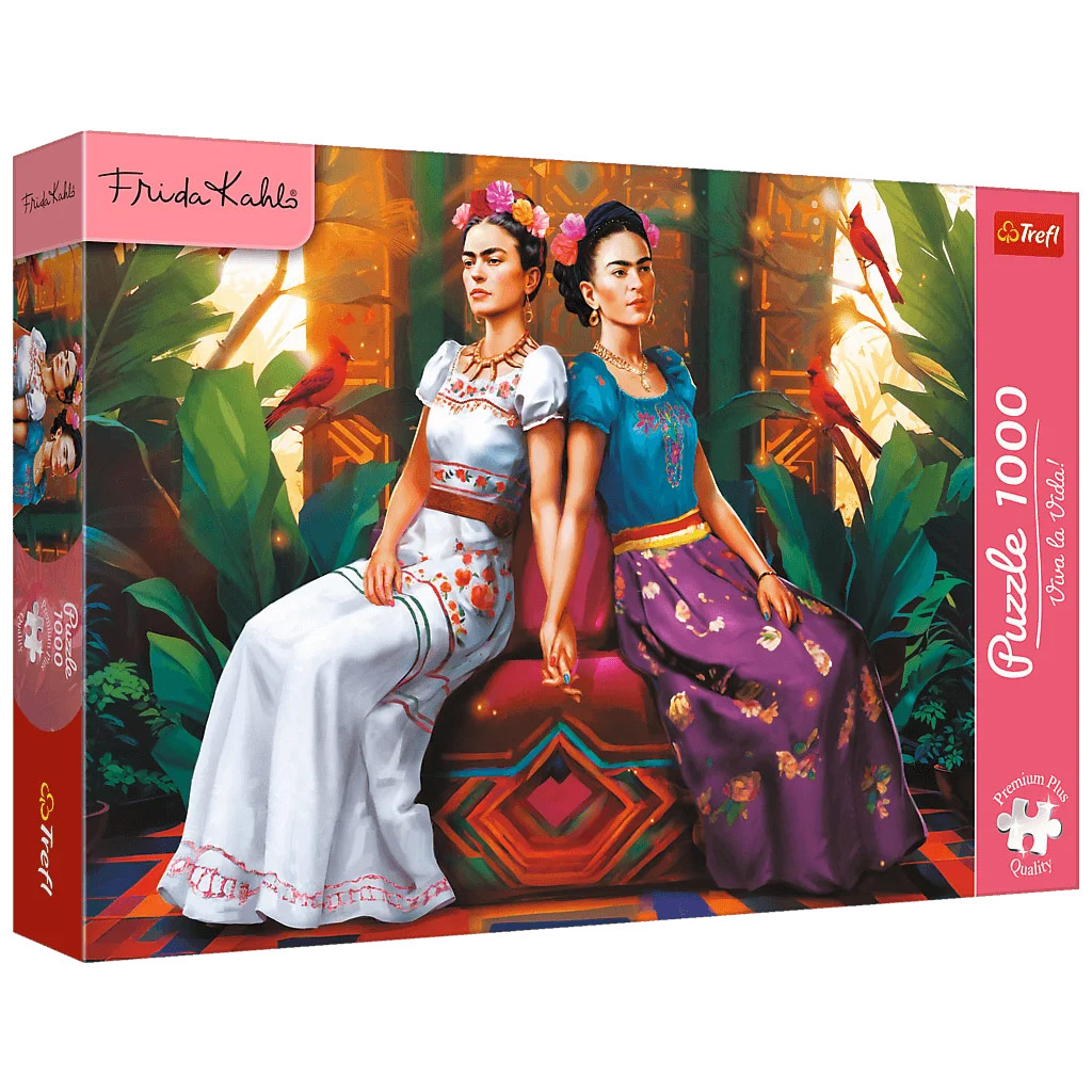 imagen de Frida Kahlo Dos caras, una alma 1000 piezas Premium plus quality puzzle - Trefl 1