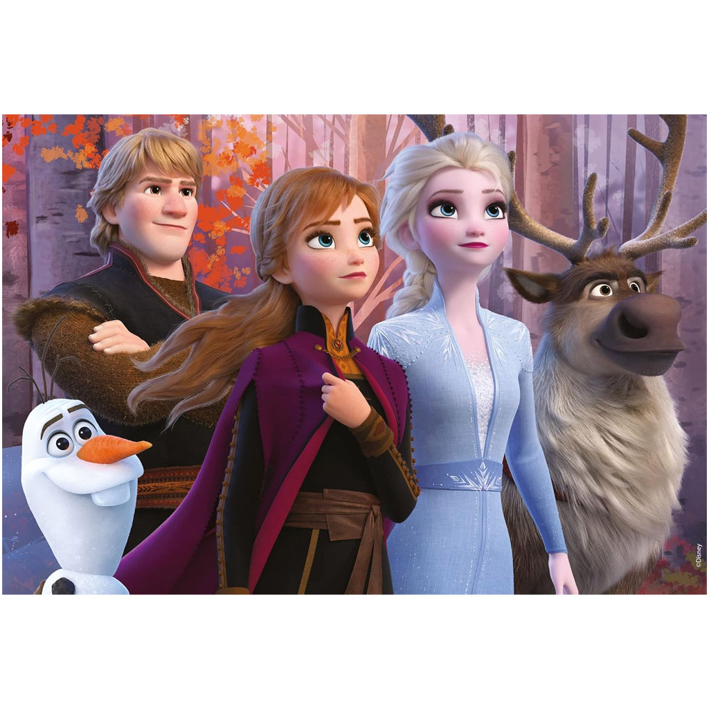 imagen de Frozen 2 2 en 1 108 piezas puzzle y colorear 50x35cm - Lisciani 2