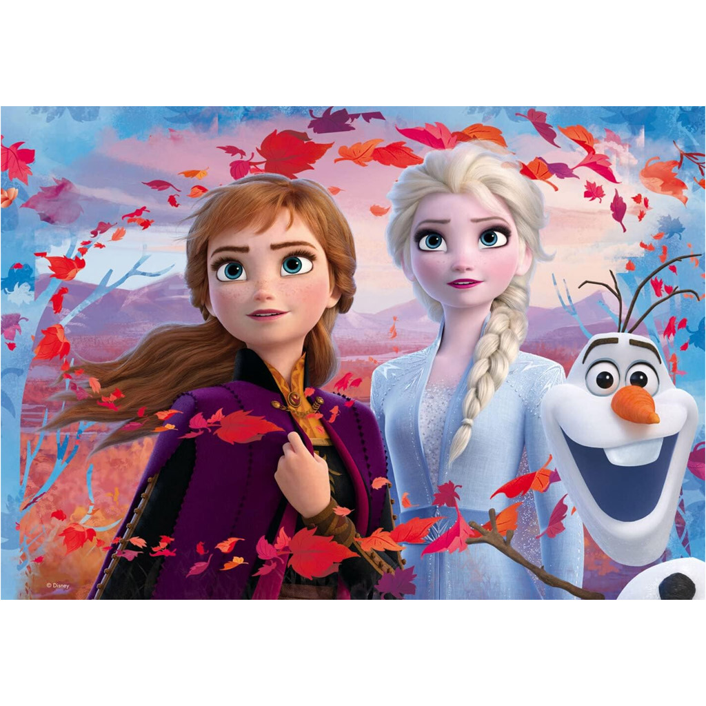 imagen de Frozen 2 2 en 1 puzzle y libro para colorear de 60 piezas 50x35cm - Lisciani 2