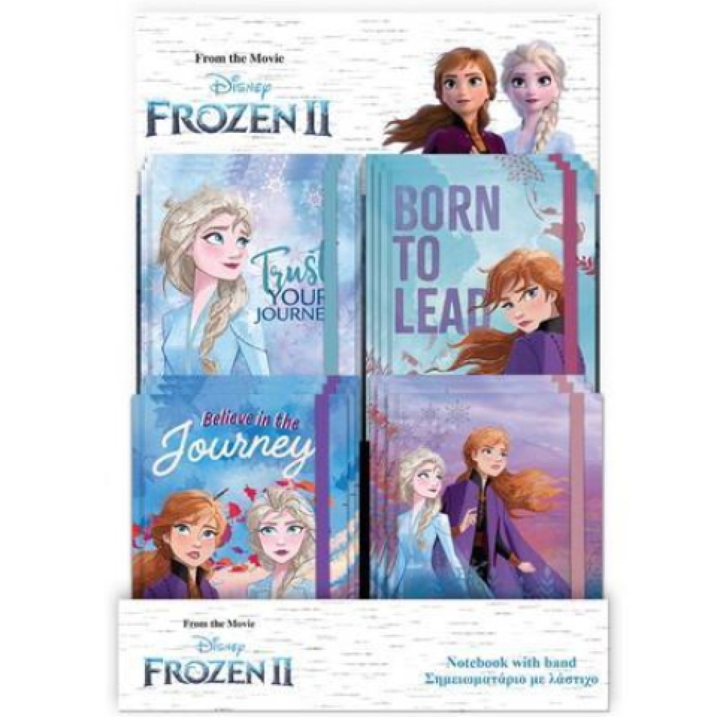 imagen de Frozen 2: Cuaderno elástico en varias versiones 10x13,5cm 1