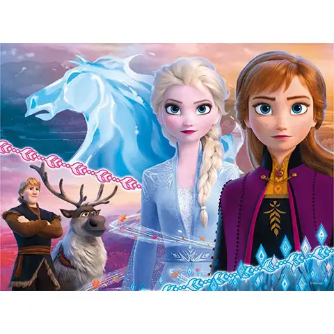 imagen de Frozen 2: El valor de las hermanas puzzle de 30 piezas - Trefl 2