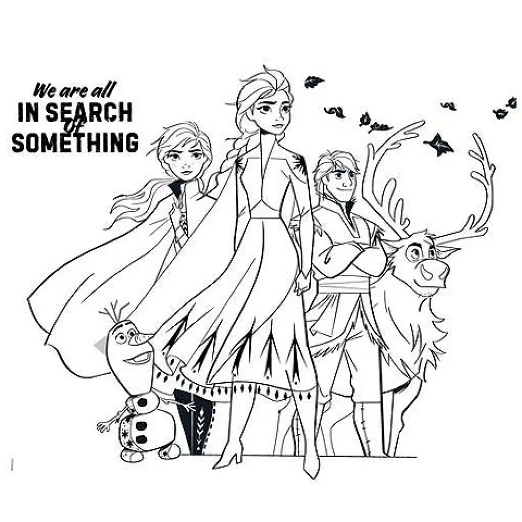 imagen de Frozen 2 en 1 con 24 piezas rompecabezas para colorear 5