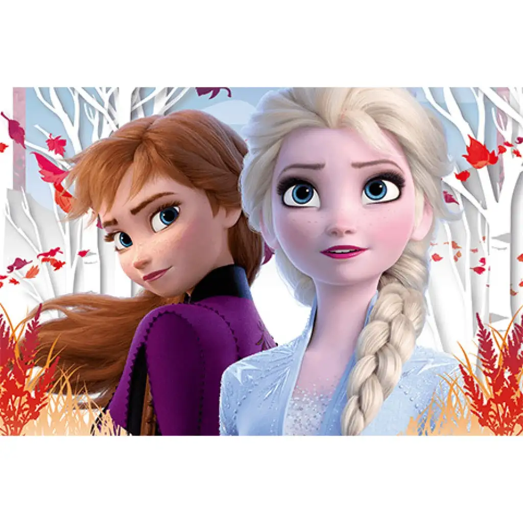imagen de Frozen 2: La mágica aventura de Anna y Elsa puzzle de 60 piezas - Trefl 2