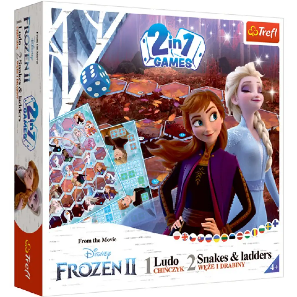 imagen de Frozen 2: Set de juego de mesa 2 en 1 - Trefl 1