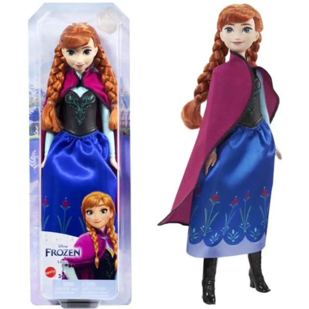 imagen de Frozen: Encantadora muñeca de moda Anna de 30 cm - Mattel 1