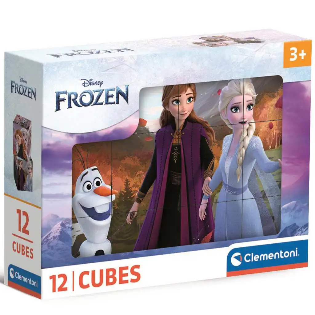 imagen de Frozen: juego de 12 bloques de cuentos - Clementoni 1