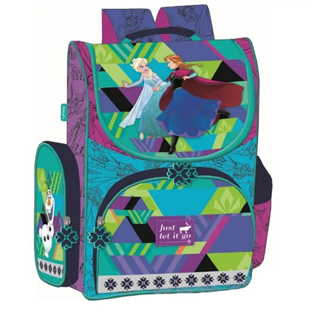 imagen de Frozen: Just let it go mochila escolar redondeada 1