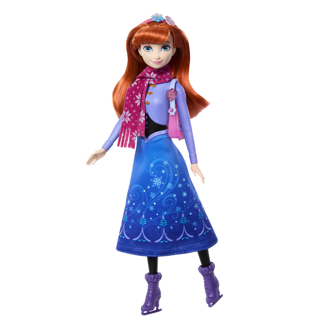 imagen de Frozen - Sorpresa de Cristal de Hielo - Anna de Frozen 2 en Vestido - Mattel 3