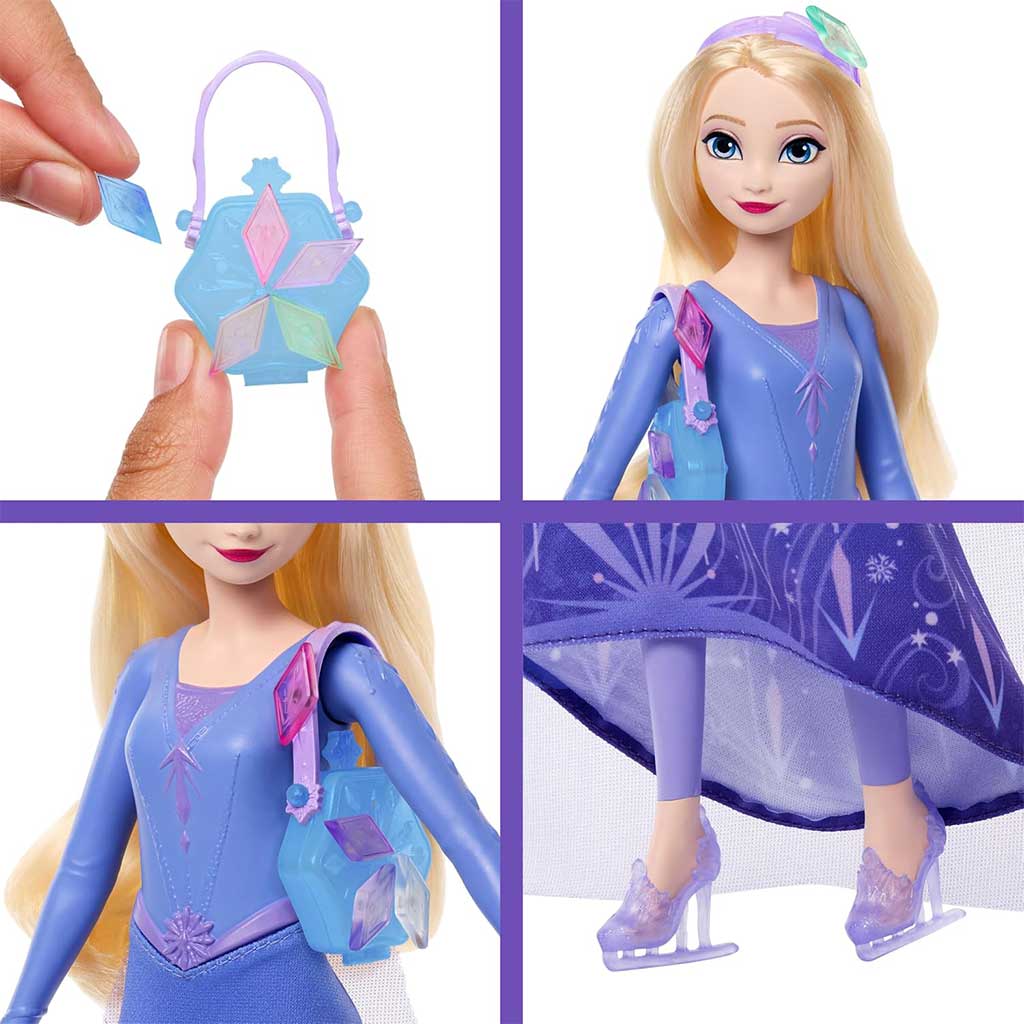 imagen de Frozen: Sorpresa de Cristal de Hielo - Elsa en Vestido de Frozen 2 - Mattel 2