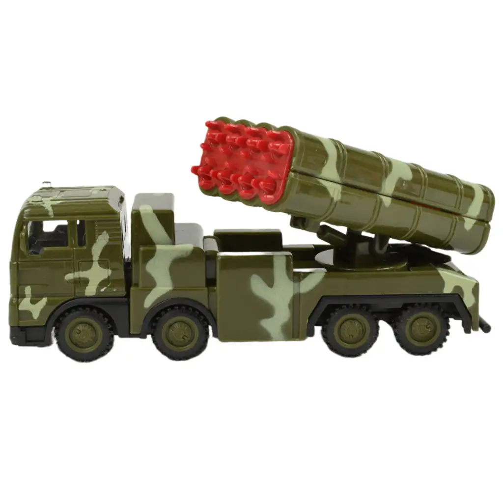 imagen de Fuerza Militar: Camión militar con lanzacohetes de camuflaje 16cm 2