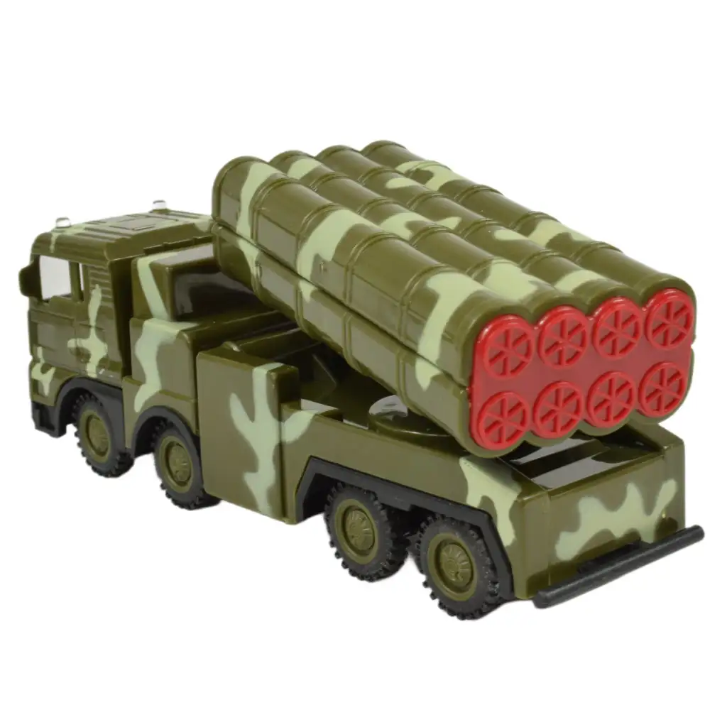 imagen de Fuerza Militar: Camión militar con lanzacohetes de camuflaje 16cm 3
