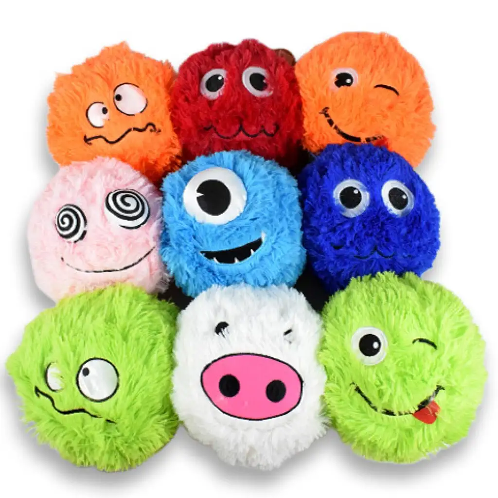 imagen de Fuzzy Monsters bola de peluche peludo de 23 cm en varias versiones 1