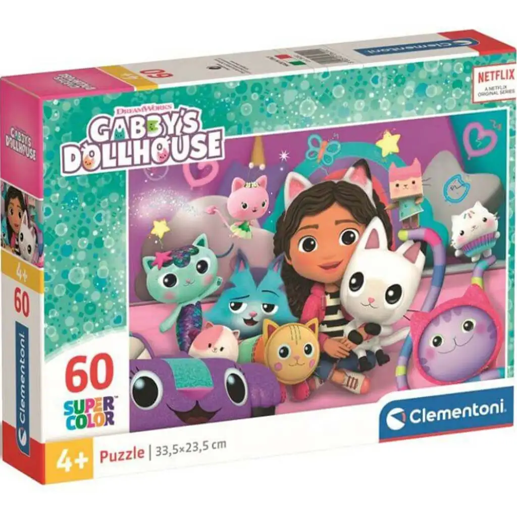 imagen de Gabi casa de muñecas 60 piezas Supercolor puzzle - Clementoni 1