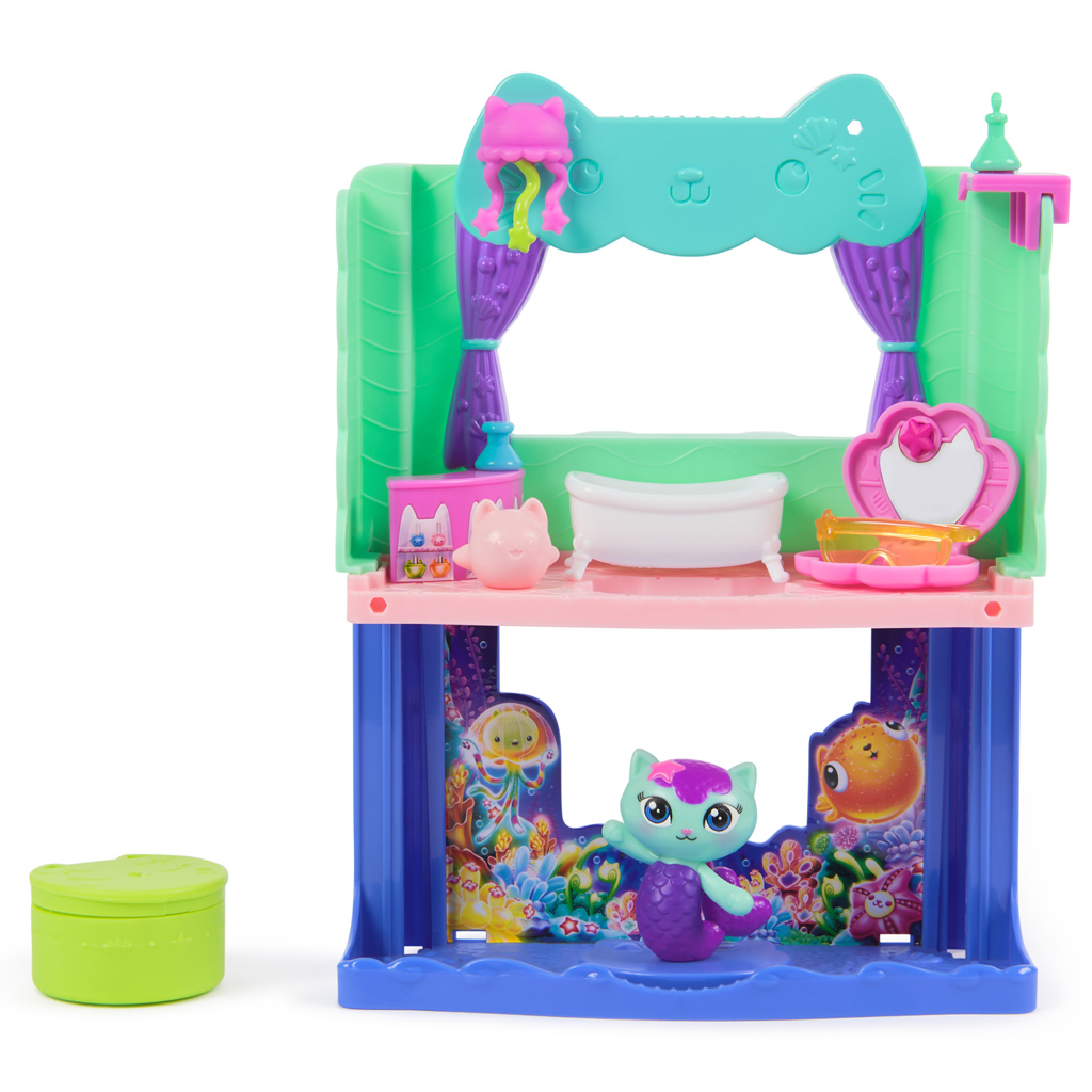 imagen de Gabi casa de muñecas cine: Baño de Sirenita juego - Spin Master 2